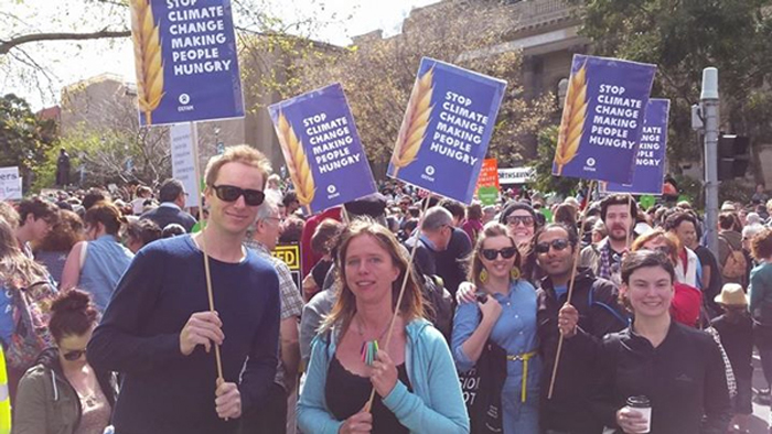 In Melbourne, Australia 30,000 people joined the Climate March (Photo Credit: Oxfam Australia)