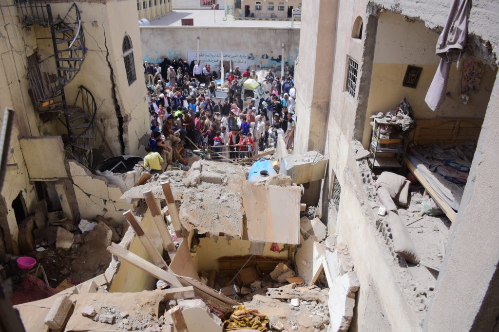 Destruction in Yemen