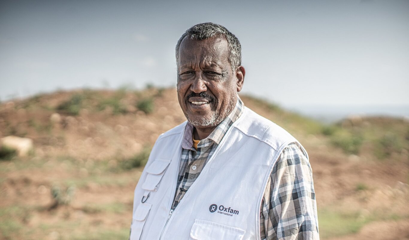 Million Ali is a program officer and livelihoods expert for Oxfam, based in Jijiga in the Somali Region. Credit: Pablo Tosco / Oxfam.