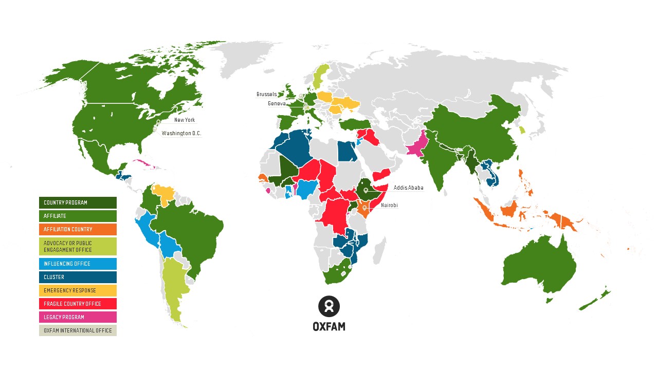 Number of Countries where we work - Master map