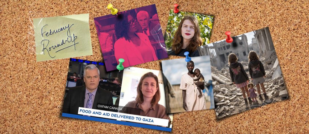 Oxfam’s February Round-Up
