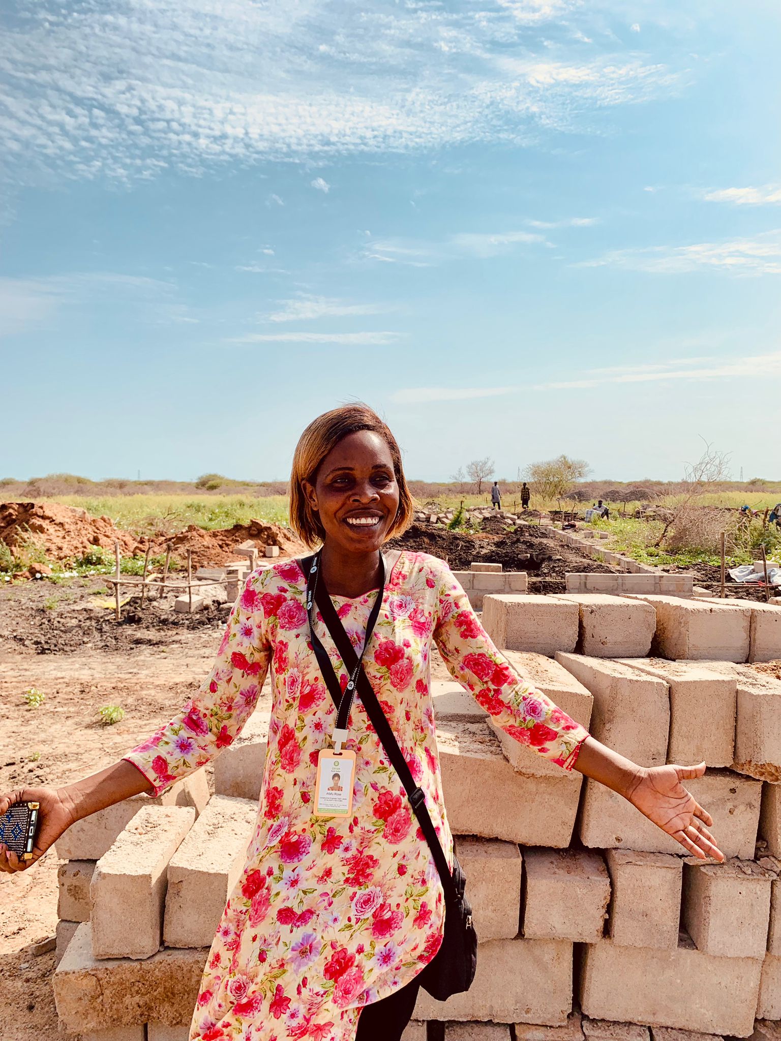 Rose, water engineer for Oxfam. 